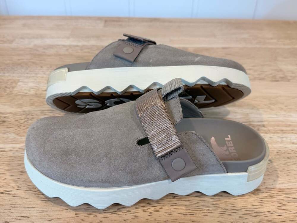 Sorel Viibe Women's Clogs Slip On Omega Taupe Size 8